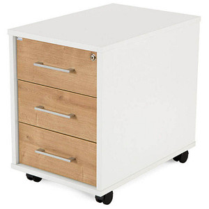8427951403803 - Mobiler Rollcontainer weißeiche 3 Auszüge 400 x 600 x 580 cm 8427951403803 rocada