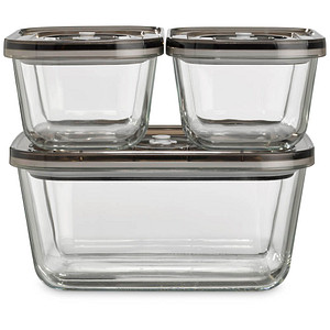 caso® Vakuumbehälter-Set VacuBoxx Eco-Set transparent 0,5/1,5 l, 1 Set