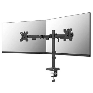 Neomounts Arm für Monitor-Halterung DS60-600BL2 schwarz für 2 Bildschirme, Tischbohrung