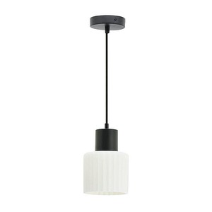 3361410169839 - Deckenleuchte TRANI Metall Ø 140 mm E27-Fassung schwarz weiß