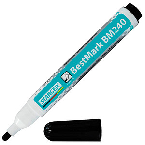 4011886006792 - BestMark M240 Whiteboard-Marker schwarz 10 - 30 mm 4011886006792 Stanger
