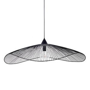 3361410159663 - meet by Paperflow Deckenleuchte VAGALA Ø 1000 mm Metallgehäuse schwarz