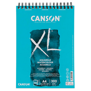 3148950074959 - canson Aquarellblöcke Aquarellblock A4 300g weiß DIN A4 30 Blatt
