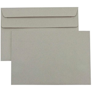 0726529059397 - Briefumschläge DIN C6 ohne Fenster grau selbstklebend 1000 St