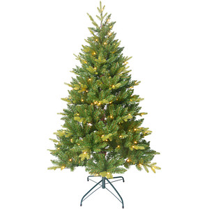 4064997305445 - Weihnachtsbaum mit LED Lichterkette grün