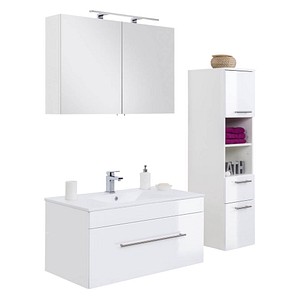 Badmöbel-Set VIVA weiß/weiß