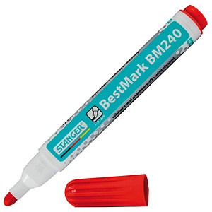 4011886006778 - BestMark M240 Whiteboard-Marker rot 10 - 30 mm 4011886006778 Stanger