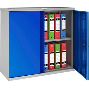 Phoenix Safe Stahlschrank SCL0891GBK grau, blau 91,5 x 37,0 x 83,0 cm 5032548007277 Phoenix Safe