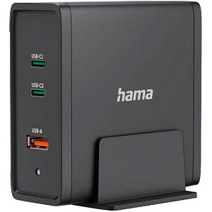 4047443513984 - USB-Ladestation schwarz 12 m 140 Watt 4047443513984 Hama