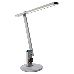 3660141963687 - meet powered by Paperflow BENTO LED-Tischleuchte Gebürstetes Silber 600 lm (900 Lux) verstellbarer Gelenkarm CCT-Modus 3660141963687 - meet powered by Paperflow BENTO LED-Tischleuchte Gebürstetes Silber 600 lm (900 Lux) verstellbarer Gelenkarm CCT-Modus