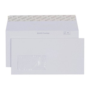 7611722015932 - Briefumschlag Prestige 42779 Din Lang+ (C6 5) mit Fenster haftklebend 120g weiß 7611722015932 250 Stück