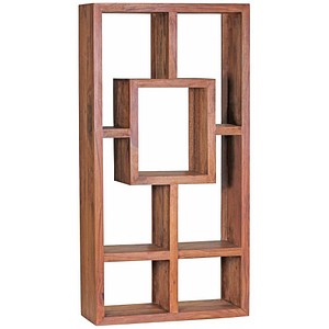 4250950209213 - Regal MUMBAI (LBH 90x35x180 cm) LBH 90x35x180 cm braun Standregal Bücherregal Bücherregal Schuhregal Wohnling