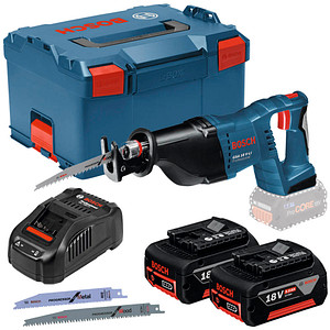 3165140861601 - AKTION BOSCH Professional GSA 18 V-LI Akku-Säbelsäge 180 V mit 2 Akkus + GRATIS Bosch-Prämie mit Prämie nach Registrierung 3165140861601 - AKTION BOSCH Professional GSA 18 V-LI Akku-Säbelsäge 180 V mit 2 Akkus + GRATIS Bosch-Prämie mit Prämie nach Registrierung
