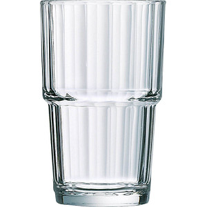 0026102604403 - ESMEYER Norvege Longdrinkglas aus gehärtetem Glas 6er Set elegantes klares Design robust bruchsicher täglicher Gebrauch