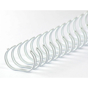 4250504510963 - 50 Drahtbinderücken weiß für 100 Blatt 4250504510963 50 Stück