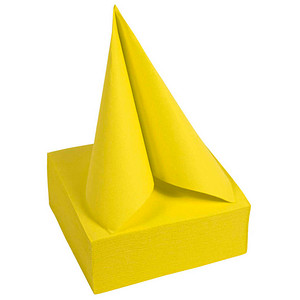 3281516238249 - Servietten gelb 2-lagig 190 x 190 cm 3281516238249 40 Stück