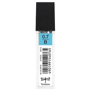 4901991540765 - Feinminen-Bleistiftminen schwarz B 07 mm 4901991540765 12 Stück