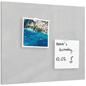 5902622418162 - Glas-Magnettafel 500 x 500 cm grau 5902622418162 ALLboards