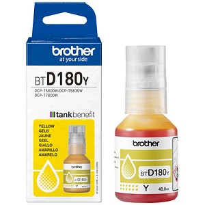 Brother Original Tintenflasche Für Ca. 5.000 Seiten Gelb Btd180y - Image 7