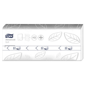 7322542153925 - Papierhandtücher 120454 H2 Advanced Zick-Zack-Falzung 2-lagig 2400 Tücher 7322542153925 2400 Tuch