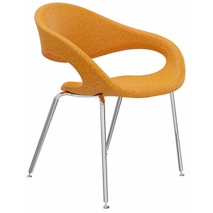 fm Besucherstuhl Elan 4260761571317 orange Stoff
