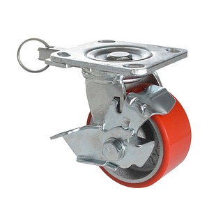 4001073035094 - Schwerlast-Lenk- Bockrolle 3 in 1 Tragkraft 230 kg Rad-Ø x Breite 100 x 50 mm ab 4 Stk Wagner