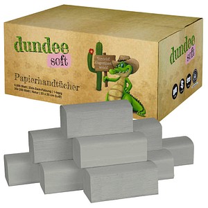 dundee Papierhandtücher 4011508 Zick-Zack-Falzung 1-lagig 5.000 Tücher