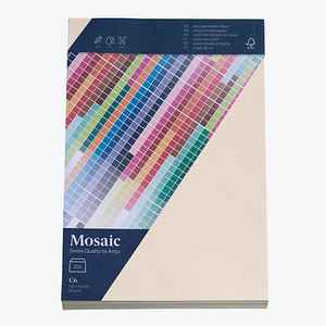 7612996921547 - Briefumschläge Mosaic DIN C6 ohne Fenster elfenbein nassklebend 7612996921547 20 Stück