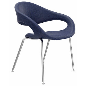 4260761571331 - Besucherstuhl Elan 4260761571331 dunkelblau Stoff