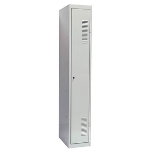 4260054773923 - Spind 51304 Metall 1 Abteil mit 1 Fach abschließbar 30x180cm (BxH) lichtgrau