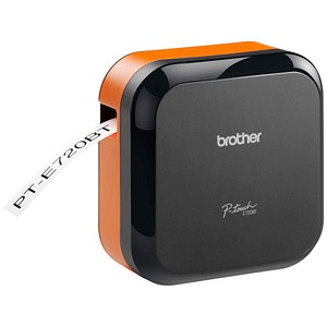 brother P-touch CUBE Pro PT-E720BT Beschriftungsgerät orange, schwarz