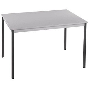 3700245505854 - Schreibtisch 188RGG 65-130cm (H) 180x80cm (BxT) rechteckig grau   dunkelgrau 3700245505854 SODEMATUB