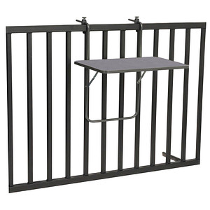 BEST Gartentisch Boy anthrazit rechteckig 60,0 x 40,0 x 5,0 cm