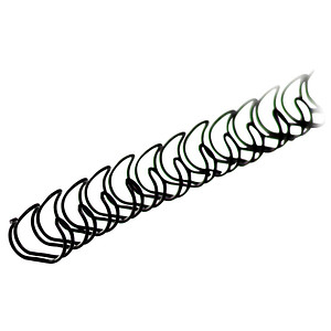 4250504511236 - 100 Drahtbinderücken schwarz für 30 Blatt 4250504511236 100 Stück