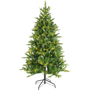 4064997305452 - Weihnachtsbaum mit LED Lichterkette grün