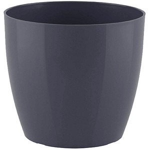 Übertopf Kunststoff 30,0 x 30,0 x 27,3 cm anthrazit