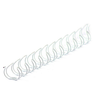 4250504511243 - 100 Drahtbinderücken weiß für 30 Blatt 4250504511243 100 Stück