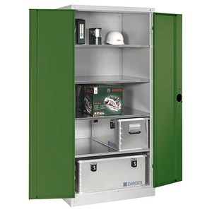 4064615165925 - Werkstattschrank 8924-052 Stahl abschließbar 5 OH 93 x 195 x 80 cm grün lichtgrau 4064615165925 C+P-Möbel