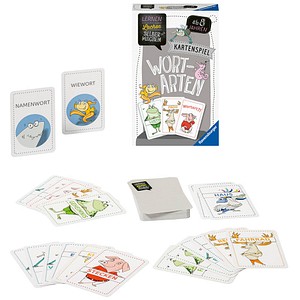 4005556803538 - Ravensburger 80353 - Lernen Lachen Selbermachen Wortarten Lernspiel Kartenspi
