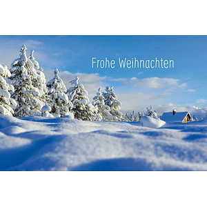 LUMA Weihnachtskarte Winterlandschaft DIN B6