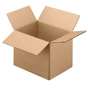 Nestler Wellpapp-Faltkartons 2-wellig braun 33,8 x 24,8 x 25,3 cm Außenmaß, 20 St.
