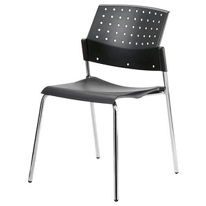 myEDGE Stapelstuhl schwarz