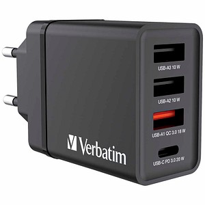 verbatim CHR-30EU1 Ladeadapter schwarz, 30 W