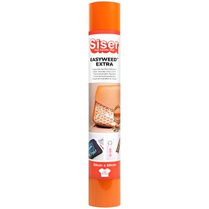Siser P.S. Film Extra EasyWeed Transferfolie für Schneideplotter in Orange 30,0 x 50,0 cm