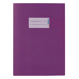 HERMA Heftumschlag glatt lila Papier DIN A5