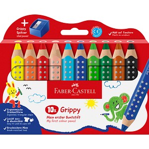 4005401106364 - Farbstiftetui Grippy 10 Stück sortiert 4005401106364 Faber-Castell