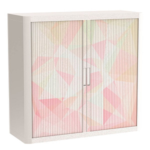 PAPERFLOW easyOffice Colour Rollladenschrank 61540 2 Fachböden 110,0 x 41,5 x 104,0 cm