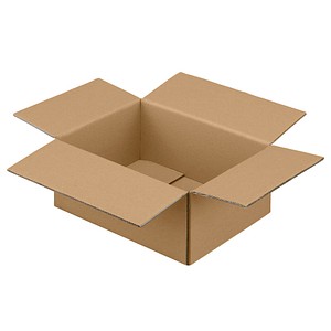 Nestler Wellpapp-Faltkartons 2-wellig braun 44,3 x 32,3 x 17,8 cm Außenmaß, 20 St.