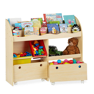 relaxdays Kinderregal Holzoptik 108,0 x 29,0 x 88,0 cm, 1 St.