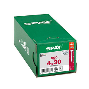 SPAX® Universalschrauben T20 Halbrundkopf WIROX 4 mm x 30 mm, 1000 St.